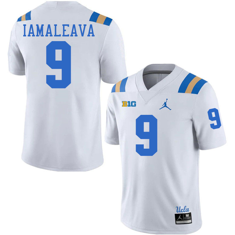 Nico Iamaleava UCLA Jersey,UCLA Bruins #9 Nico Iamaleava Jersey Youth College Football Uniforms-Whit